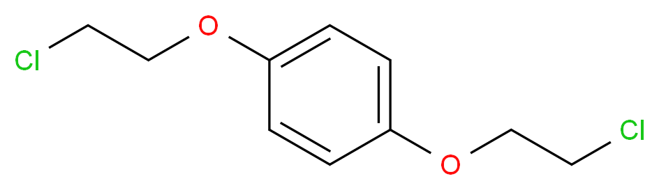 1,4-bis(2-chloroethoxy)benzene_分子结构_CAS_37142-37-3