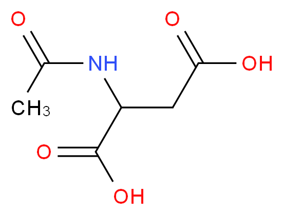 2-acetamidobutanedioic acid_分子结构_CAS_2545-40-6