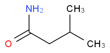 异戊酰胺_分子结构_CAS_541-46-8)