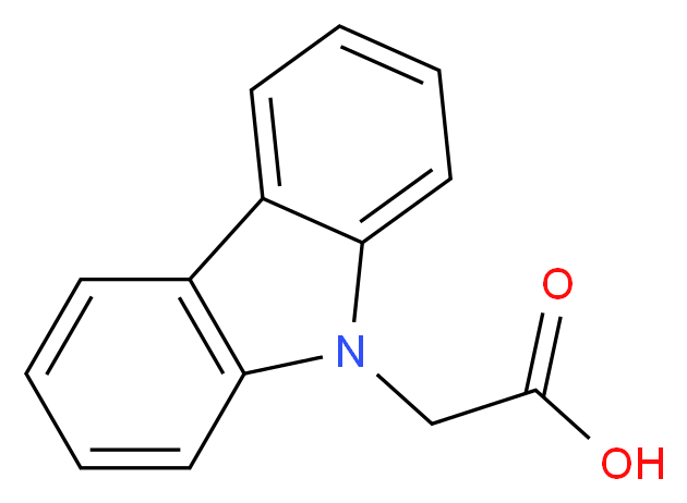 Carbazol-9-yl-acetic acid_分子结构_CAS_524-80-1)