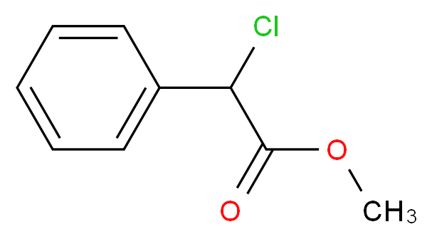 methyl chloro(phenyl)acetate_分子结构_CAS_)