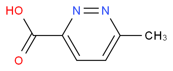 6-METHYLPYRIDAZINE-3-CARBOXYLIC ACID_分子结构_CAS_64210-60-2)