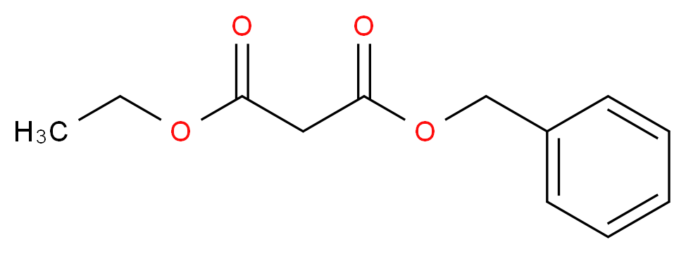 1-benzyl 3-ethyl propanedioate_分子结构_CAS_42998-51-6