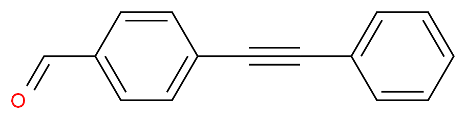 4-(2-phenylethynyl)benzaldehyde_分子结构_CAS_57341-98-7