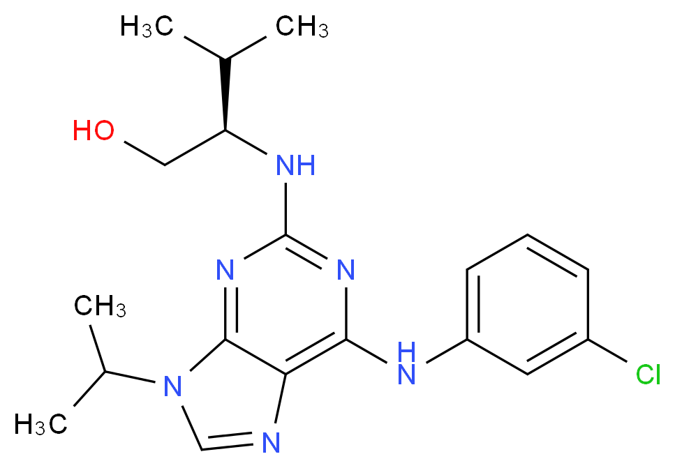 Purvalanol A_分子结构_CAS_212844-53-6)