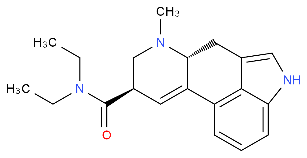 Lysergic acid diethylamide_分子结构_CAS_50-37-3)