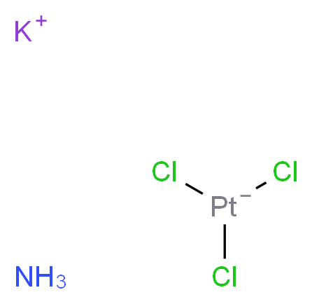 三氯氨络铂(II)酸钾_分子结构_CAS_13820-91-2)