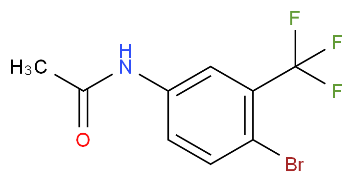 N-[4-bromo-3-(trifluoromethyl)phenyl]acetamide_分子结构_CAS_41513-05-7