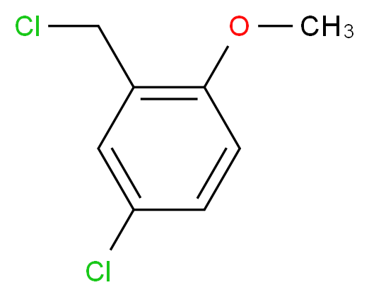 4-chloro-2-(chloromethyl)-1-methoxybenzene_分子结构_CAS_7035-11-2)