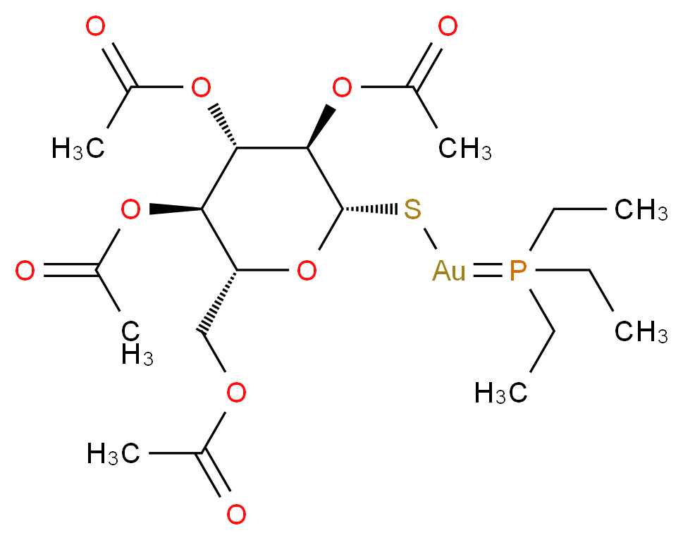 auranofin_分子结构_CAS_34031-32-8)