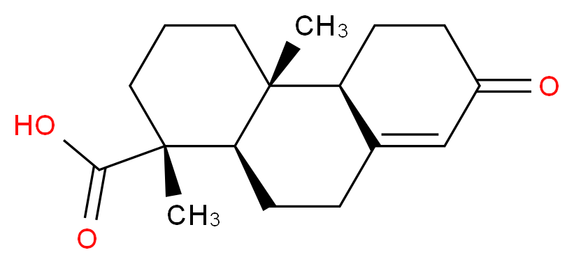 13-Oxopodocarp-8(14)-en-18-oic acid_分子结构_CAS_63976-69-2)