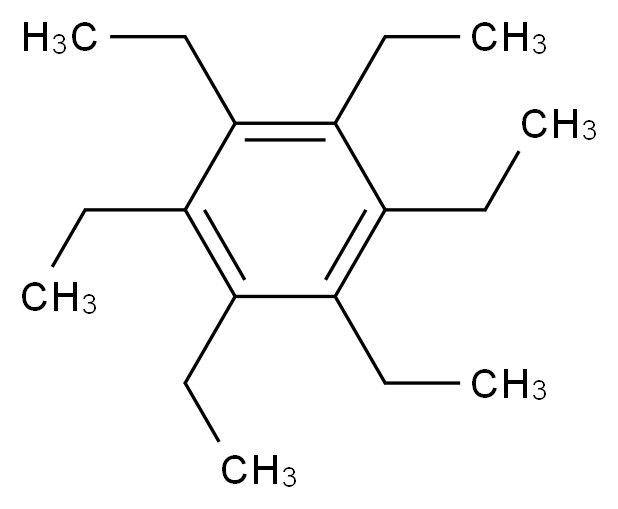 HEXAETHYLBENZENE_分子结构_CAS_604-88-6)