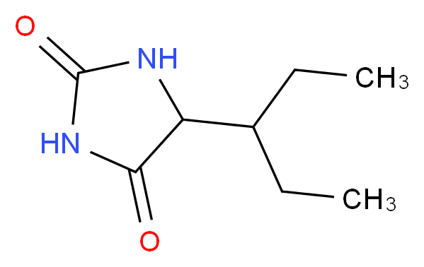 5-(pentan-3-yl)imidazolidine-2,4-dione_分子结构_CAS_110072-96-3