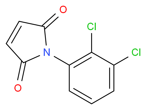 1-(2,3-dichlorophenyl)-2,5-dihydro-1H-pyrrole-2,5-dione_分子结构_CAS_37010-53-0