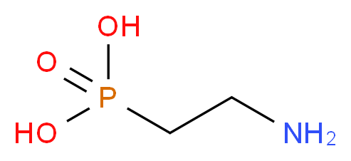 2-氨基乙基膦酸_分子结构_CAS_2041-14-7)