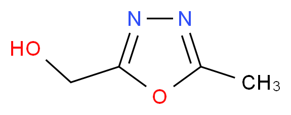 (5-methyl-1,3,4-oxadiazol-2-yl)methanol_分子结构_CAS_915924-37-7