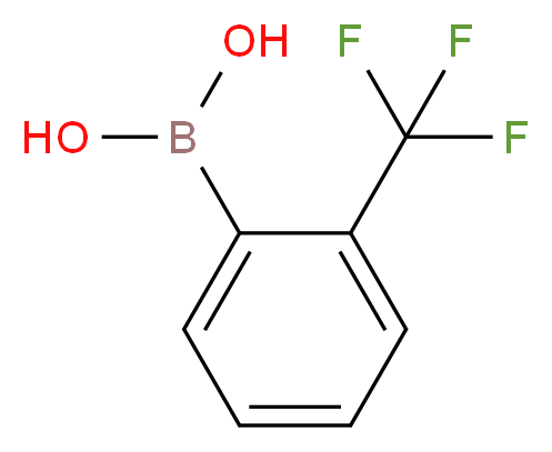 2-(Trifluoromethyl)phenylboronic acid_分子结构_CAS_1423-27-4)