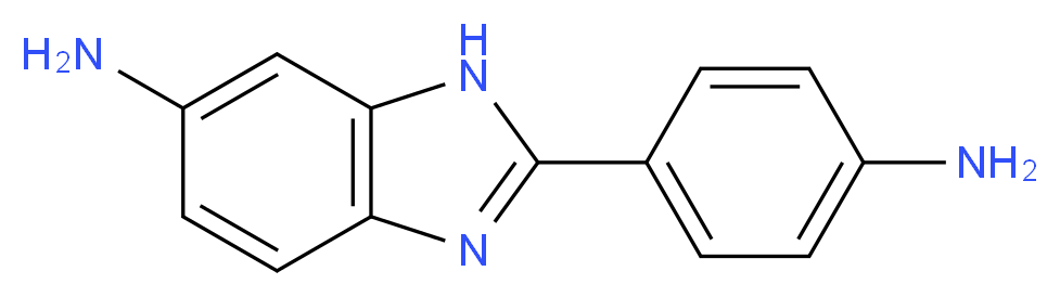 2-(4-aminophenyl)-1h-benzimidazol-5-amine_分子结构_CAS_7621-86-5)