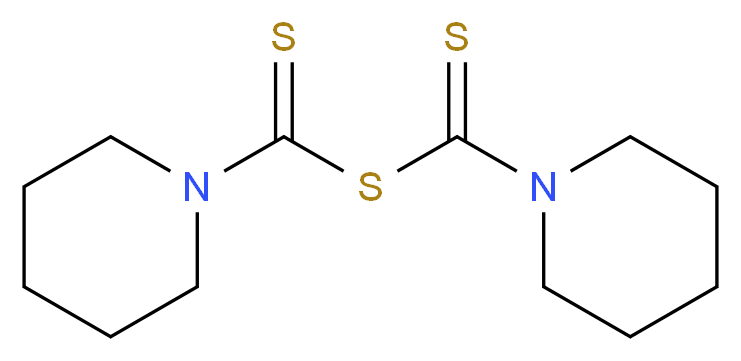 DIPENTAMETHYLENETHIURAM MONOSULFIDE_分子结构_CAS_725-32-6)