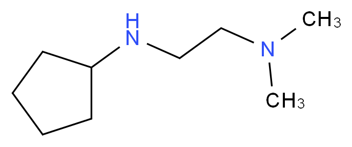 N'-cyclopentyl-N,N-dimethylethane-1,2-diamine_分子结构_CAS_)