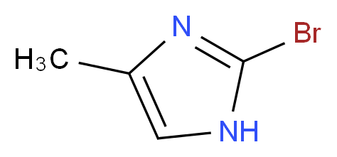 2-Bromo-4-methyl-1H-imidazole_分子结构_CAS_23328-88-3)