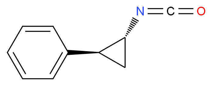 [(1S,2R)-2-isocyanatocyclopropyl]benzene_分子结构_CAS_63009-74-5