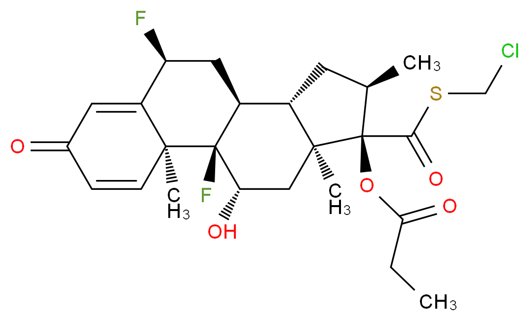 Cloticasone Propionate_分子结构_CAS_80486-69-7)