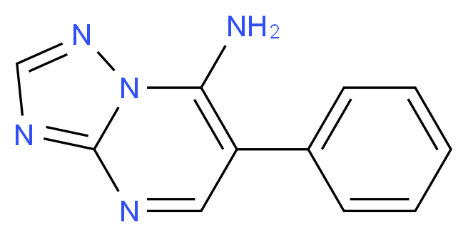 6-Phenyl[1,2,4]triazolo[1,5-a]pyrimidin-7-ylamine_分子结构_CAS_)