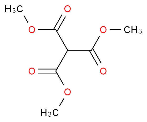 Trimethyl methanetricarboxylate_分子结构_CAS_1186-73-8)