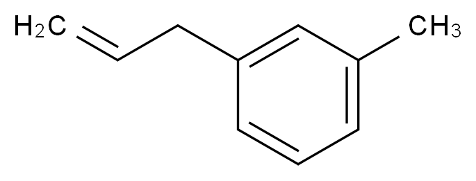 1-methyl-3-(prop-2-en-1-yl)benzene_分子结构_CAS_3333-20-8