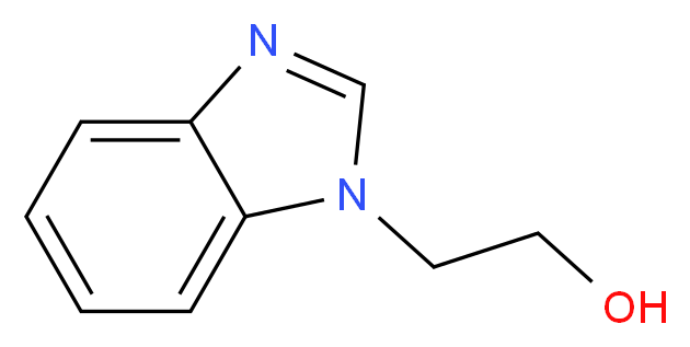 1-(2-Hydroxyethyl)benzimidazole_分子结构_CAS_6340-03-0)