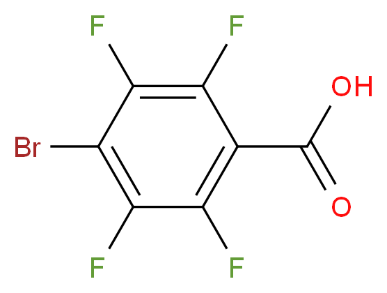 4-溴--2,3,5,6-四氟苯甲酸_分子结构_CAS_4707-24-8)