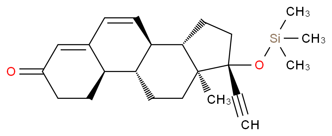 17-O-Trimethylsilyl 6,7-Dehydro Norethindrone_分子结构_CAS_300542-58-9)