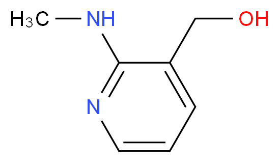 2-(N-Methylamino)-3-hydroxymethylpyridine_分子结构_CAS_32399-12-5)