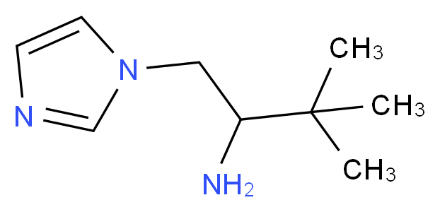 1-(1H-imidazol-1-yl)-3,3-dimethylbutan-2-amine_分子结构_CAS_845290-87-1)