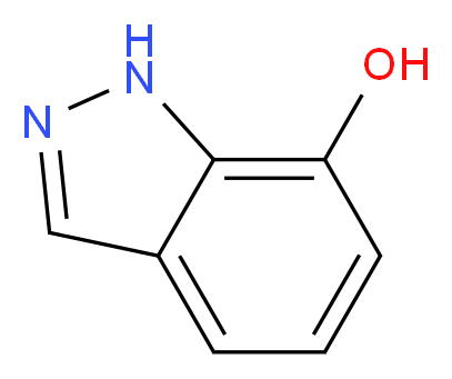 1H-indazol-7-ol_分子结构_CAS_81382-46-9)