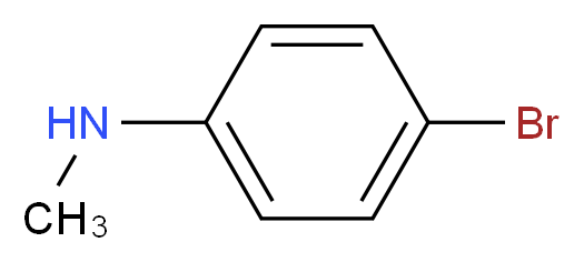 4-bromo-N-methylaniline_分子结构_CAS_6911-87-1