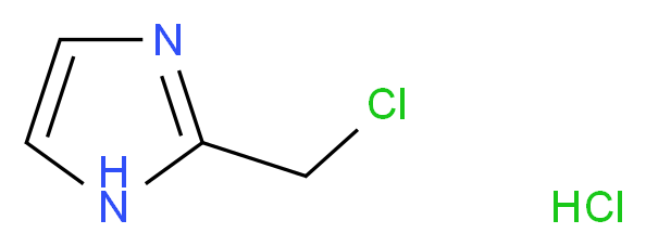 2-(Chloromethyl)-1H-imidazole hydrochloride_分子结构_CAS_)