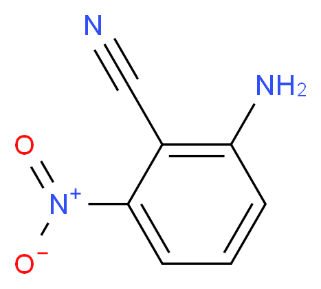2-amino-6-nitrobenzonitrile_分子结构_CAS_63365-23-1