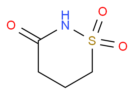 Tetrahydro-1,1,3-trioxo-2H-1,2-thiazine 97%_分子结构_CAS_913836-20-1)