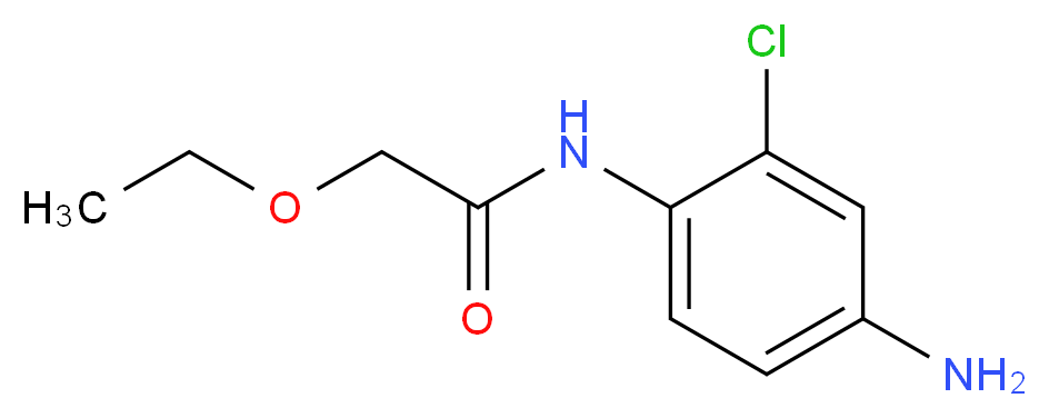 N-(4-Amino-2-chlorophenyl)-2-ethoxyacetamide_分子结构_CAS_)