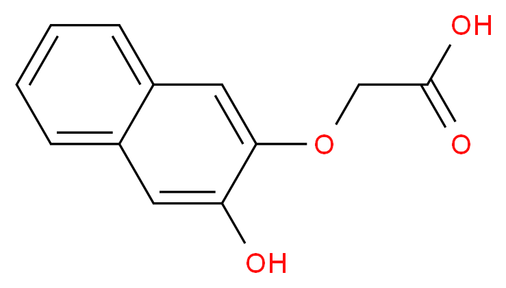 2-[(3-Hydroxy-2-naphthalenyl)oxy]acetic Acid_分子结构_CAS_72836-74-9)