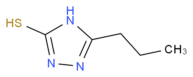 5-propyl-4H-1,2,4-triazole-3-thiol_分子结构_CAS_7271-46-7)