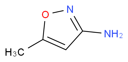 3-氨基-5-甲基异噁唑_分子结构_CAS_1072-67-9)