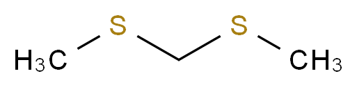 bis(methylsulfanyl)methane_分子结构_CAS_1618-26-4