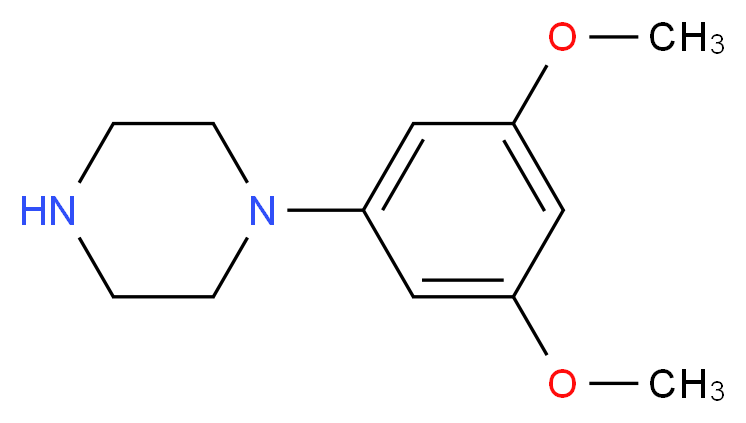 1-(3,5-Dimethoxyphenyl)piperazine_分子结构_CAS_53557-93-0)