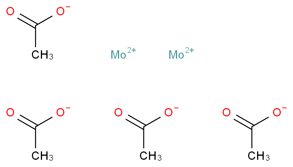 乙酸钼(II)二聚体_分子结构_CAS_14221-06-8)