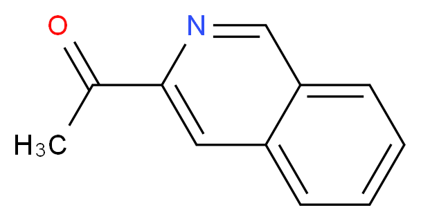 1-ISOQUINOLIN-3-YL-ETHANONE_分子结构_CAS_91544-03-5)