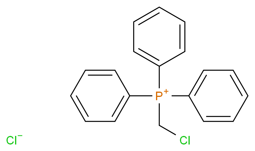 (chloromethyl)triphenylphosphanium chloride_分子结构_CAS_5293-84-5