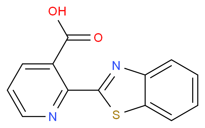 2-Benzothiazol-2-yl-nicotinic acid_分子结构_CAS_728-66-5)